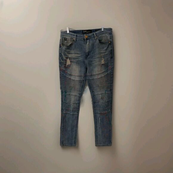 MEN'S SWITCH REMARKABLE JEANS SLIM TAPER FIT SIZE 36x32 - Picture 1 of 9